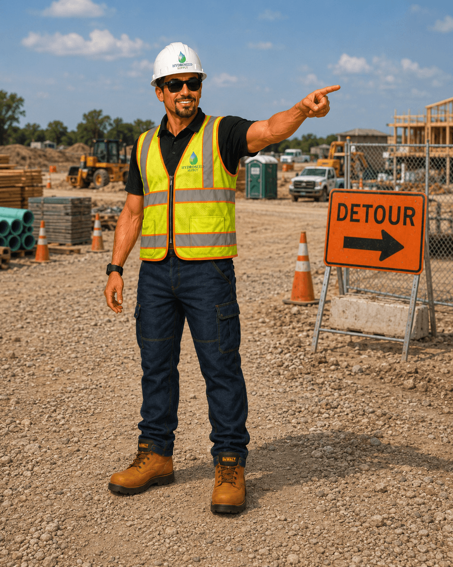 Doug pointing toward the path options — project owner, contractor, or supplies